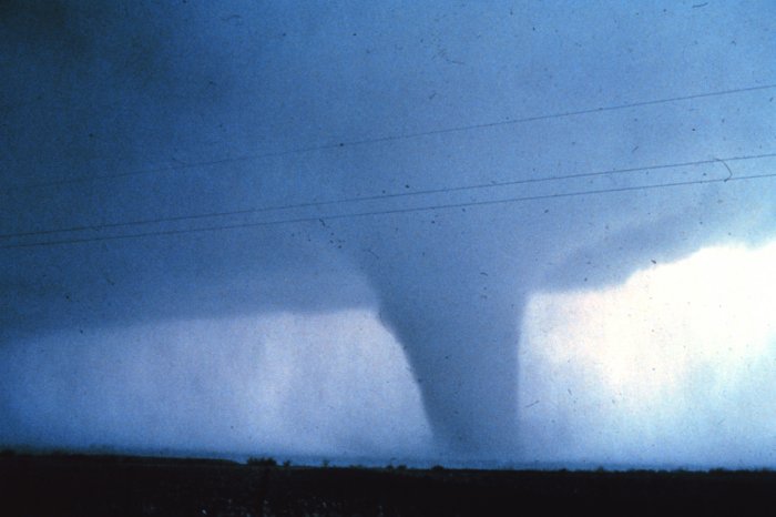 NOAA's National Severe Storms Laboratory (NSSL) Collection. Tornado near Seymor, Texas April 10, 1979. Photo D. Burgess